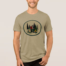 Zugängliches Wolf-T-Shirt Tri-Blend Shirt