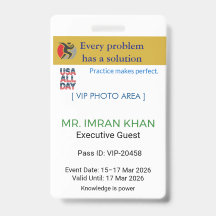 Zugangsabzeichen-Identifizierung | Konferenz_Aktua