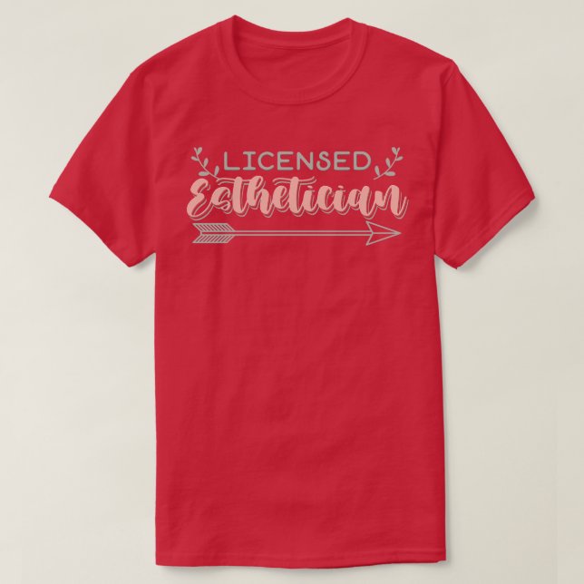 Zugangsberechtigte Schönheitspflegerin T-Shirt (Design vorne)