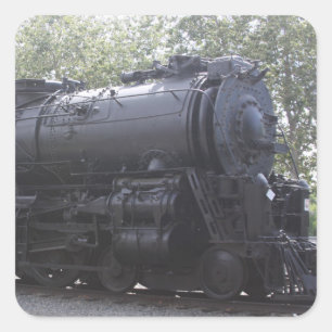 Zugaufkleber Quadratischer Aufkleber