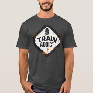 Zugbegleiter Eisenbahn-Liebhaber Bahnfahrer T-Shirt