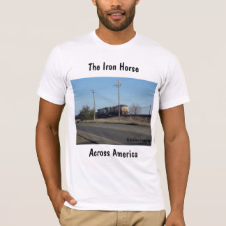 Züge bauten Amerika T - Shirt, Bekleidung, Menswea T-Shirt
