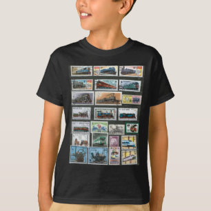 Züge Eisenbahnen Lokomotiven 4 T-Shirt