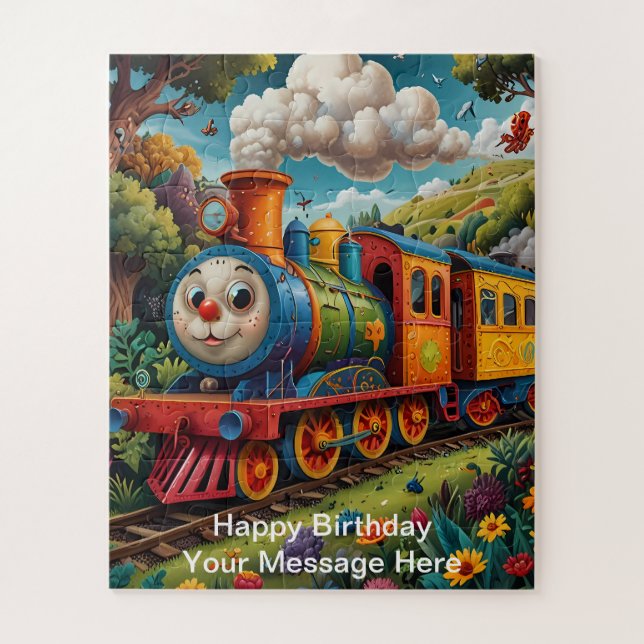 Züge, Flugzeug und Unterwassererlebnis Puzzle (Vertikal)