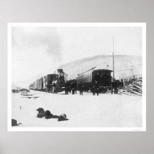 Züge & Hunde Alaska 1916 Poster