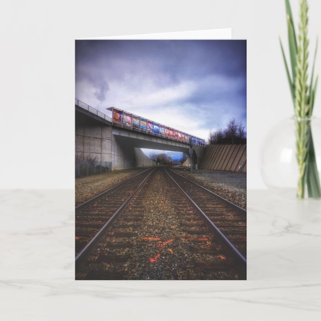 Züge in Seattle Karte (Vorderseite)