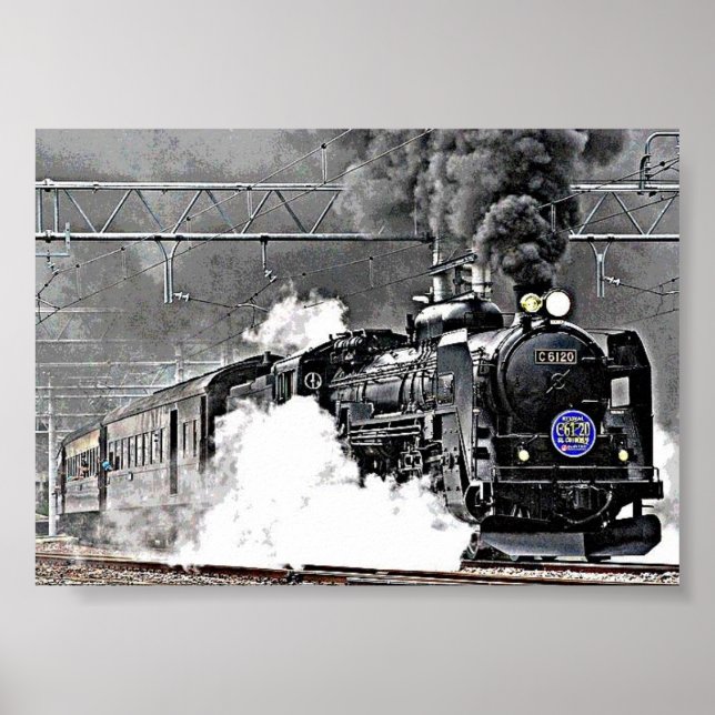 Züge Japan Rail Poster (Vorne)