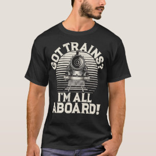 Züge Lover Modell Eisenbahnführer Eisenbahn T-Shirt