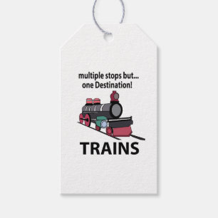 Züge mit mehreren Haltestellen, jedoch mit nur ein Geschenkanhänger