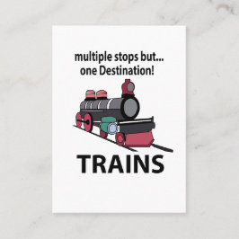 Züge mit mehreren Haltestellen, jedoch mit nur ein Visitenkarte