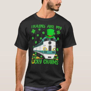 Züge sind mein Glücksbringer St Patrick S Day T-Shirt