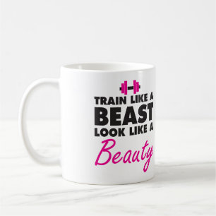 Züge wie ein Biest, sehen aus wie eine Schönheit - Kaffeetasse