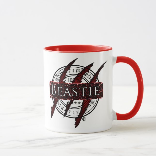 Zugelassene Beastie Tasse (Rechts)
