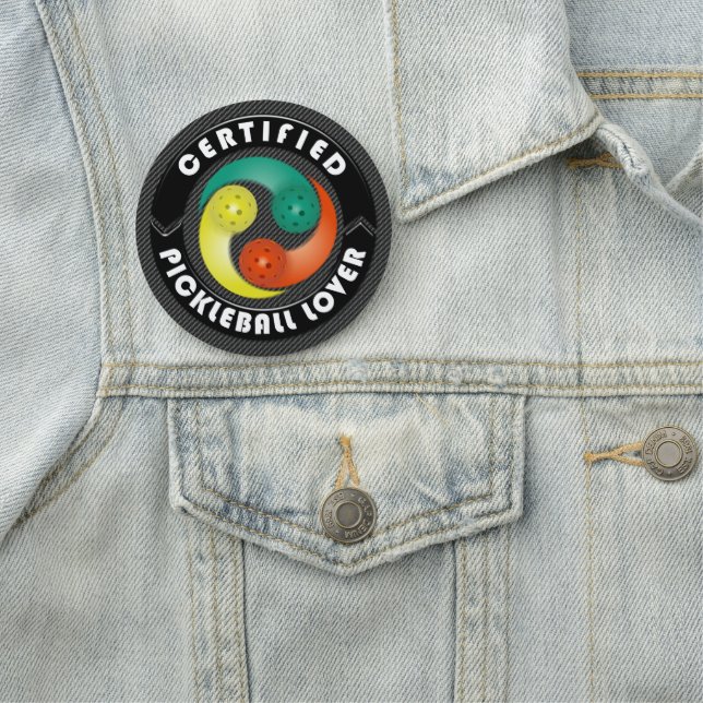 Zugelassene Wahlen Pickleball Liebhaber-1 Namensschild (Beispiel)