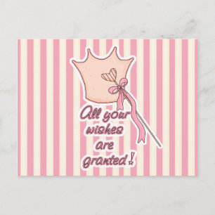 Zugelassene Wünsche Postkarte