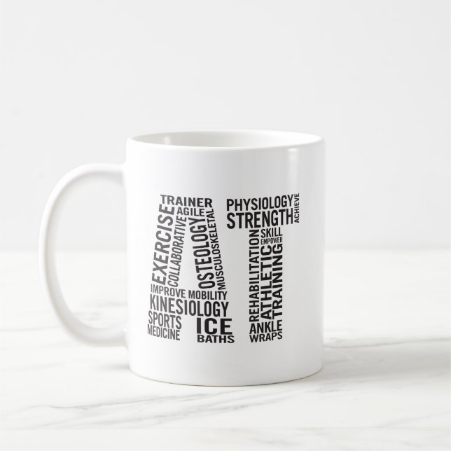 Zugelassener athletischer Trainer AN Kaffeetasse (Links)