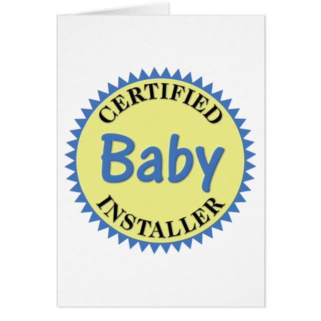 Zugelassener Baby-Installateur (Vorne)