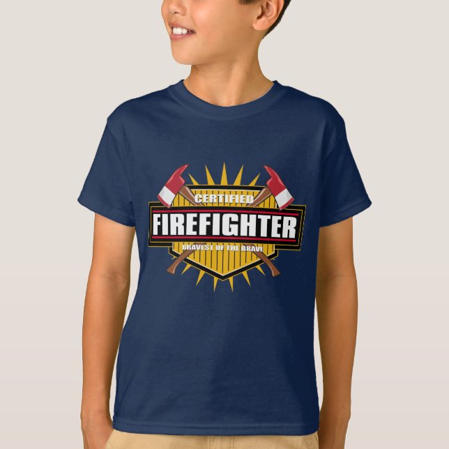 Zugelassener Feuerwehrmann T-Shirt (Vorderseite)