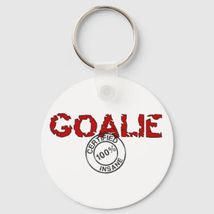 Zugelassener geisteskranker Schlüsselanhänger