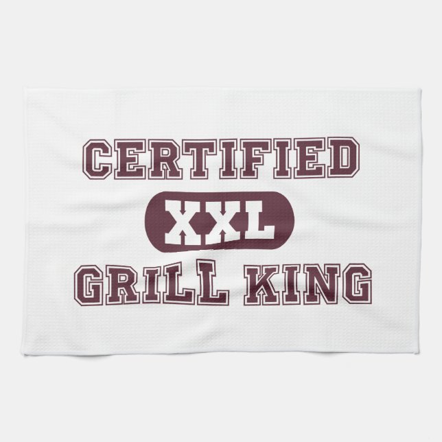 Zugelassener Grill-König Handtuch (Horizontal)