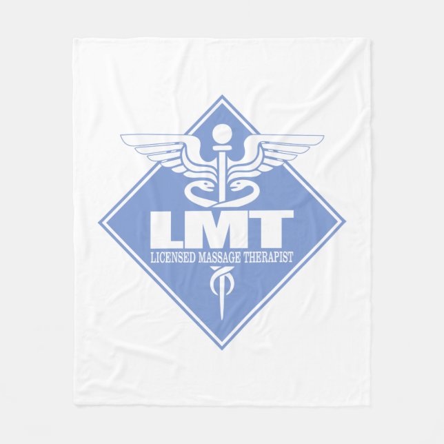 Zugelassener Massagetherapeut Fleecedecke (Vorderseite)