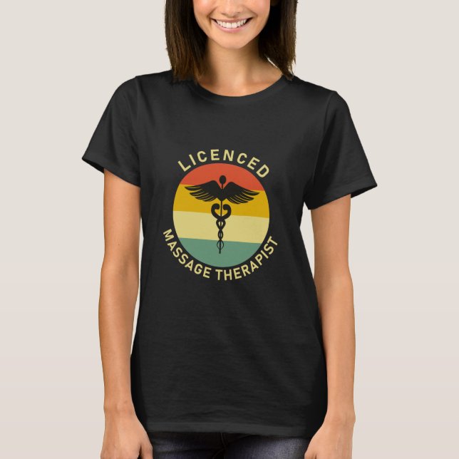 Zugelassener Massagetherapeut T-Shirt (Vorderseite)