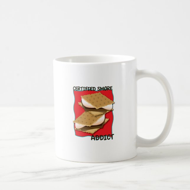 Zugelassener Smore Süchtiger Kaffeetasse (Rechts)