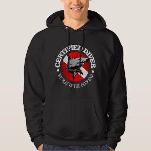 Zugelassener Taucher (Haifisch) Hoodie