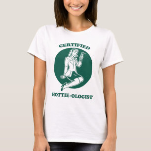 Zugelassenes Hottie-ologist T-Shirt