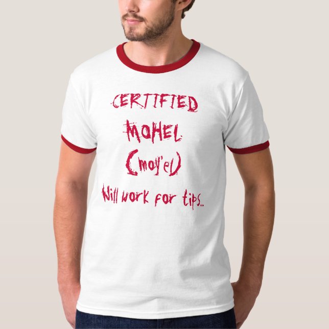 ZUGELASSENES MOHEL T-Shirt (Vorderseite)