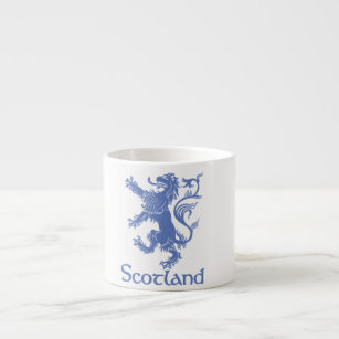 Zügellose Löwe-Tasse Schottlands, schottisches Espressotasse