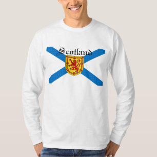 Zügelloser Löwe schottische Flaggen-Schottlands T-Shirt