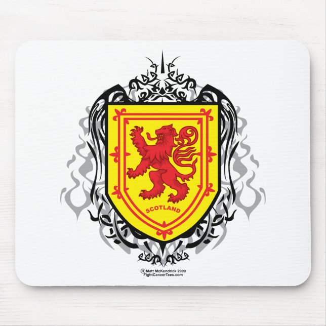 Zügelloser Löwe Stammes- Mousepad (Vorne)