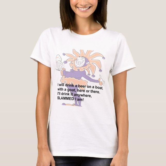 Zugeschlagen bin ich T-Shirt (Vorderseite)
