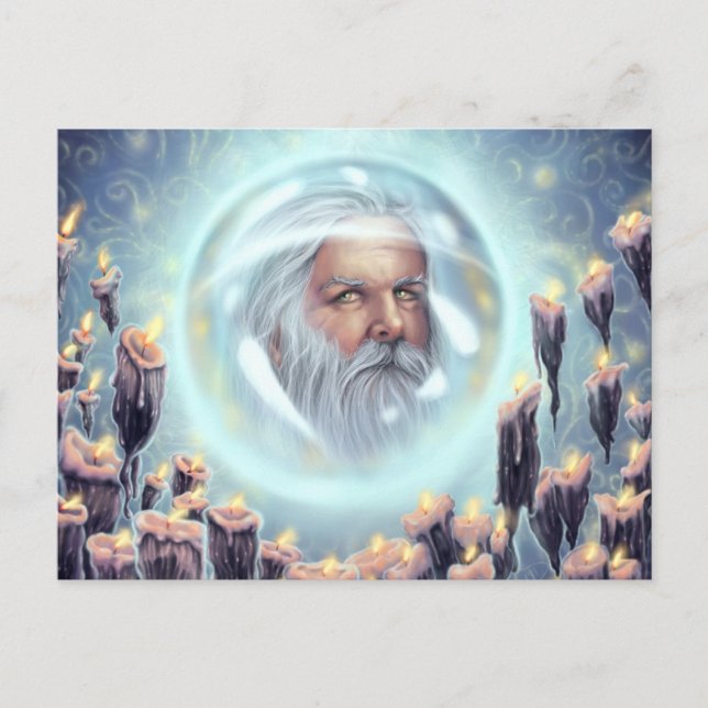 Zugeschlossen innerhalb des Kristallballs Postkarte (Vorderseite)