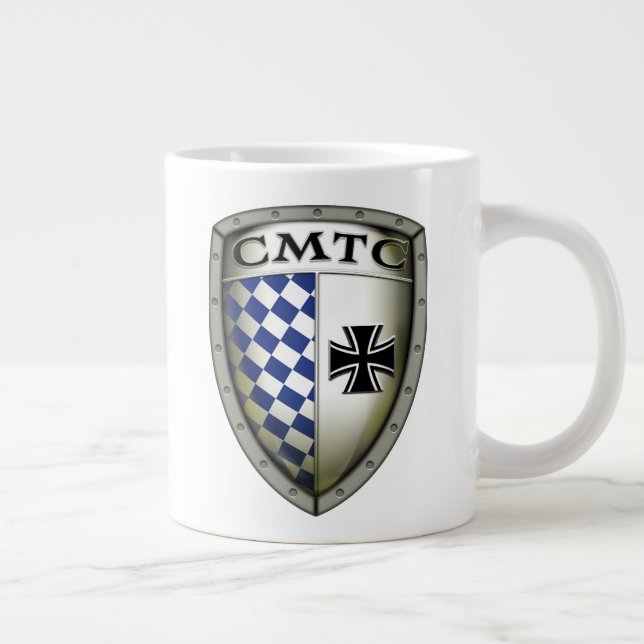 Zugeschnittene Wettkämpfe der Bundeswehr CMTC Jumbo-Tasse (Rechts)