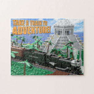 Zugexpedition zu antiken Ruinen Puzzle
