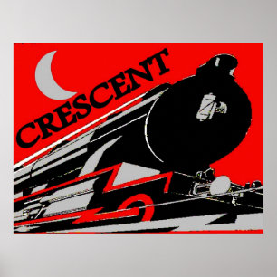 Zugfahrt Crescent Poster
