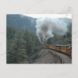 Zugfahrt Postkarte