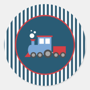 Zuggeburtstags-Party Aufkleber