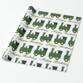 Zuggestaltung Geburtstag Geschenkpapier