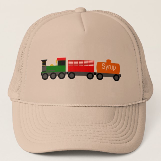 Zuggrün Truckerkappe (Vorderseite)