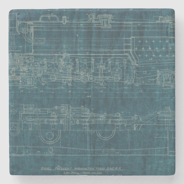 Zugkonzept I Steinuntersetzer (Vorderseite)