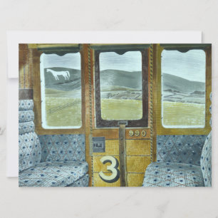 Zuglandschaft (von Eric Ravilious) Karte