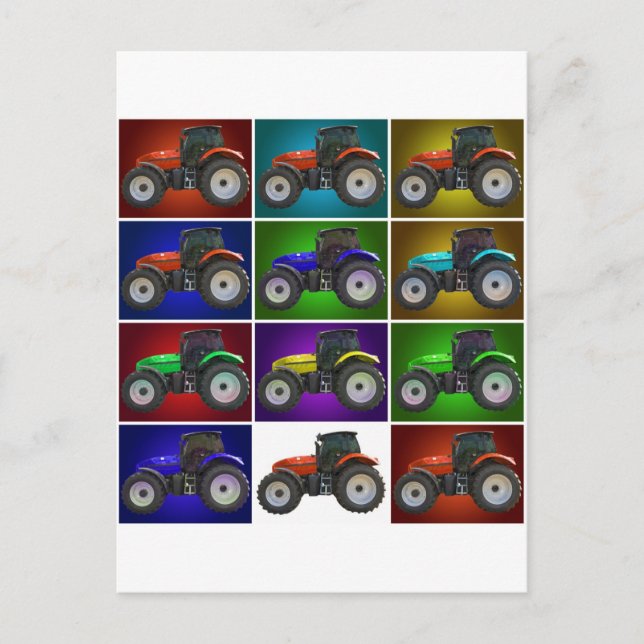Zugmaschine Postkarte (Vorderseite)