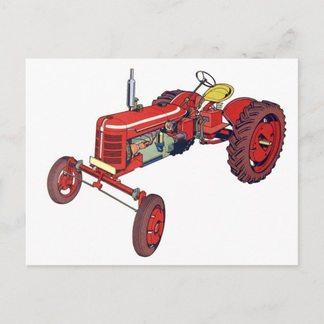 Zugmaschine Postkarte (Vorderseite)