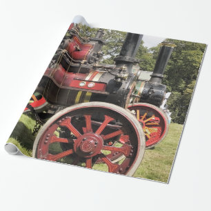 ZUGMASCHINEN GESCHENKPAPIER