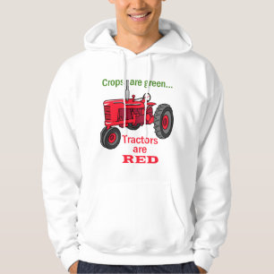 Zugmaschinen sind rot hoodie