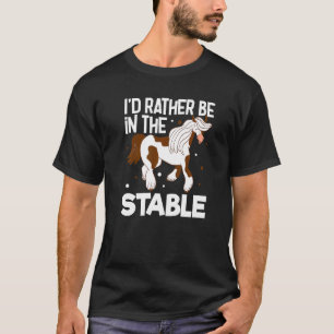 Zugpferd Schottland Pferd für Reiter Clydesd T-Shirt