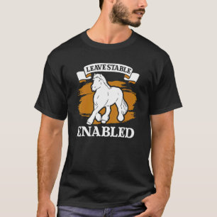 Zugpferd Schottland Pferd für Reiter Clydesd T-Shirt